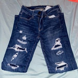 American Eagle High Rise Skinny Jeans